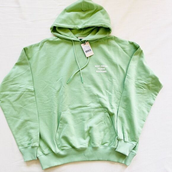 Drole De Monsieur Mens Classic Hoodie Not From Paris Madam Unisex Pocket Small S - Picture 1 of 5